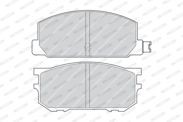 FERODO Комплект тормозных колодок, дисковый тормоз FDB219