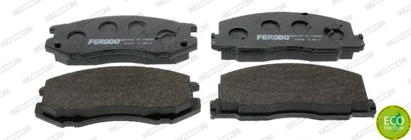 FERODO Комплект тормозных колодок, дисковый тормоз FDB306