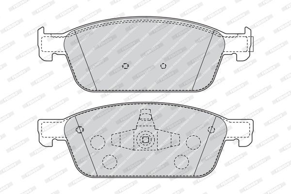 FERODO Комплект тормозных колодок, дисковый тормоз FDB4416