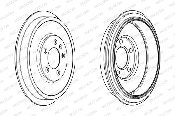 FERODO Bremžu trumulis FDR329250