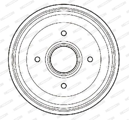 FERODO Тормозной барабан FDR329700