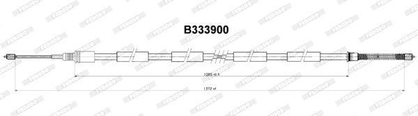 FERODO Тросик, cтояночный тормоз FHB431128