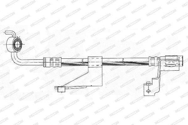 FERODO Тормозной шланг FHY2175