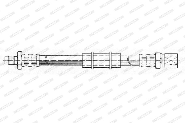 FERODO Тормозной шланг FHY2183