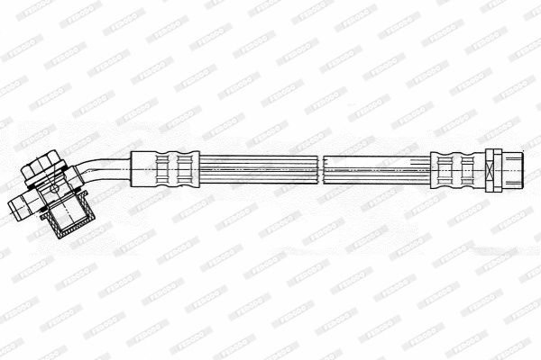 FERODO Тормозной шланг FHY2247