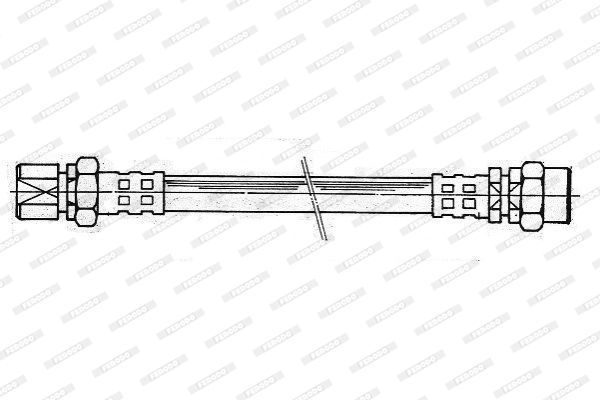 FERODO Тормозной шланг FHY2390