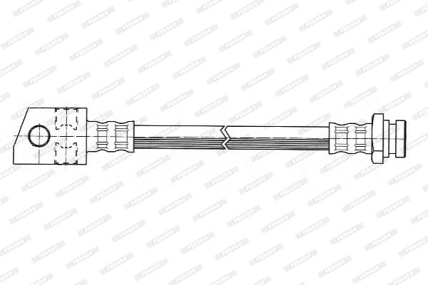 FERODO Тормозной шланг FHY2426