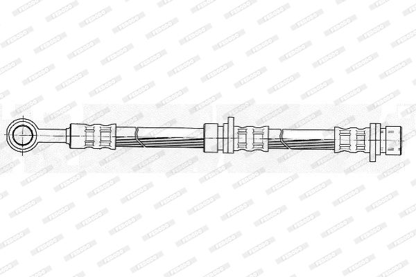 FERODO Тормозной шланг FHY2469