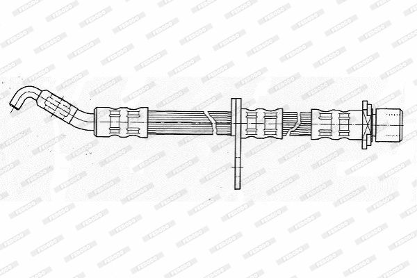 FERODO Тормозной шланг FHY2470