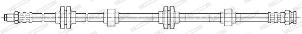 FERODO Bremžu šļūtene FHY2537