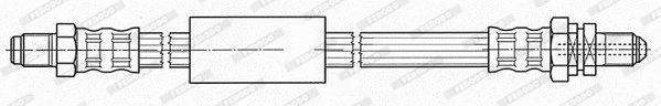 FERODO Тормозной шланг FHY2552