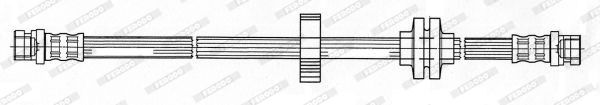 FERODO Тормозной шланг FHY2596