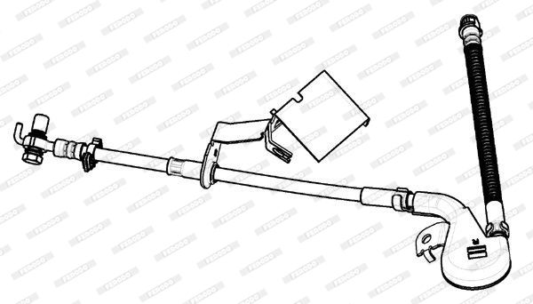 FERODO Тормозной шланг FHY2660