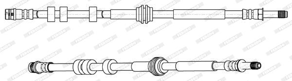 FERODO Тормозной шланг FHY2730