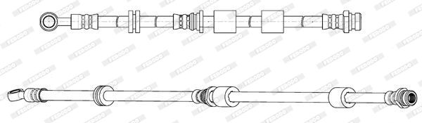 FERODO Тормозной шланг FHY2747