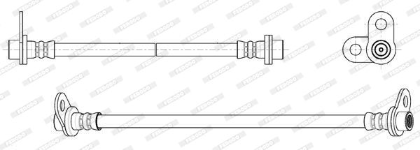 FERODO Bremžu šļūtene FHY2750