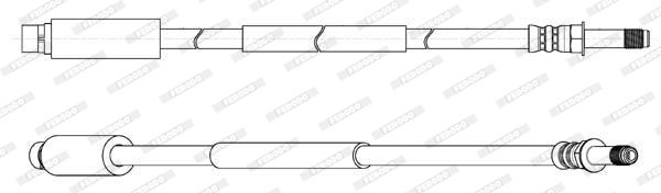 FERODO Тормозной шланг FHY2756