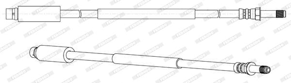 FERODO Тормозной шланг FHY2775