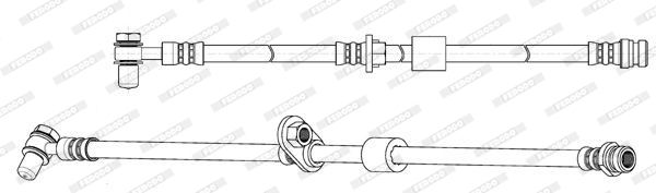 FERODO Тормозной шланг FHY2787