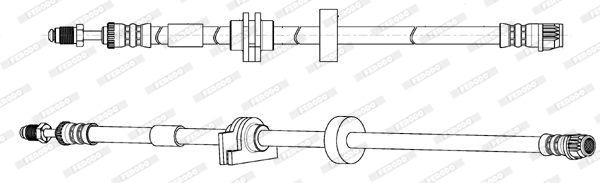 FERODO Тормозной шланг FHY2802