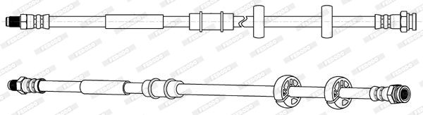 FERODO Тормозной шланг FHY2839