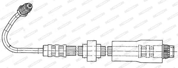 FERODO Тормозной шланг FHY3011