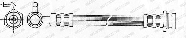 FERODO Тормозной шланг FHY3049