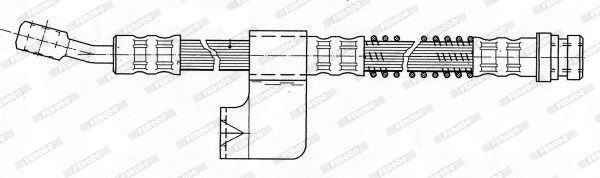 FERODO Тормозной шланг FHY3144