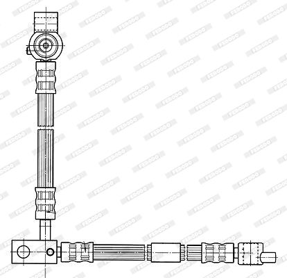 FERODO Тормозной шланг FHY3180