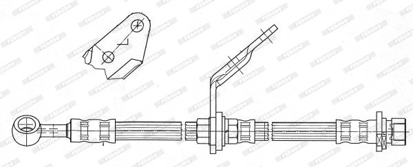 FERODO Тормозной шланг FHY3303