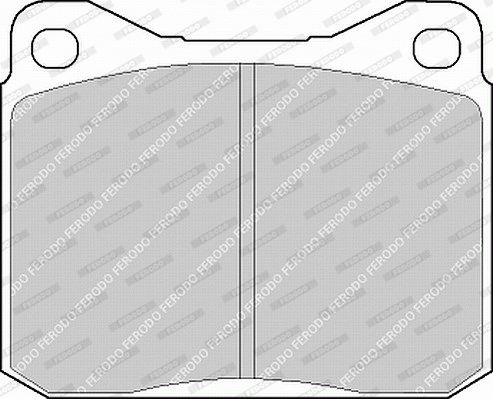 FERODO Комплект тормозных колодок, дисковый тормоз FVR129