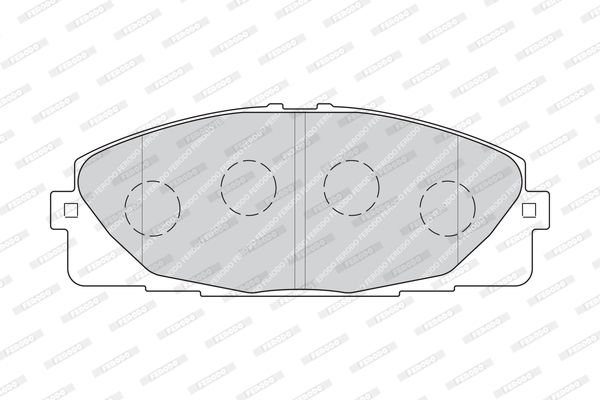 FERODO Комплект тормозных колодок, дисковый тормоз FVR4327