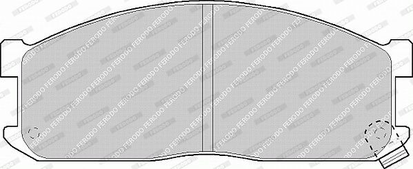 FERODO Комплект тормозных колодок, дисковый тормоз FVR757