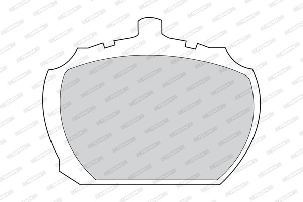 FERODO Комплект тормозных колодок, дисковый тормоз FVR843