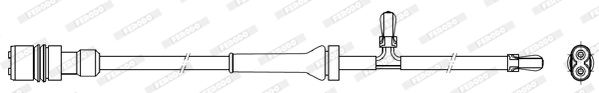 FERODO Сигнализатор, износ тормозных колодок FWI255