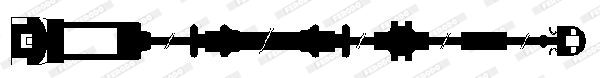 FERODO Сигнализатор, износ тормозных колодок FWI272