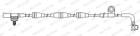 FERODO Сигнализатор, износ тормозных колодок FWI281