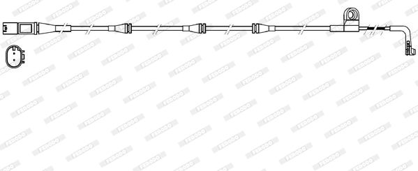 FERODO Сигнализатор, износ тормозных колодок FWI317