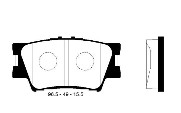 FI.BA Комплект тормозных колодок, дисковый тормоз FBP2081