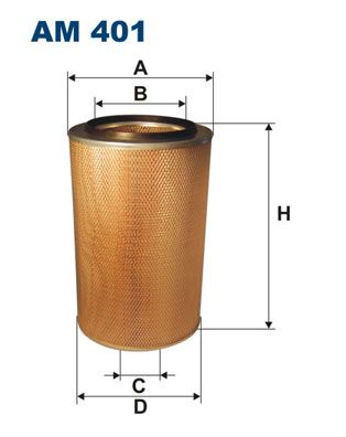 FILTRON Воздушный фильтр AM 401