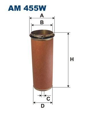 FILTRON Sekundārā gaisa filtrs AM 455W