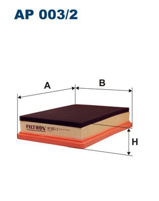FILTRON Воздушный фильтр AP 003/2