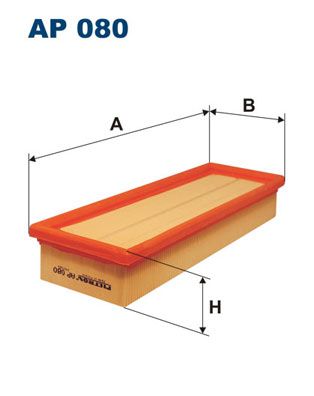 FILTRON Воздушный фильтр AP 080