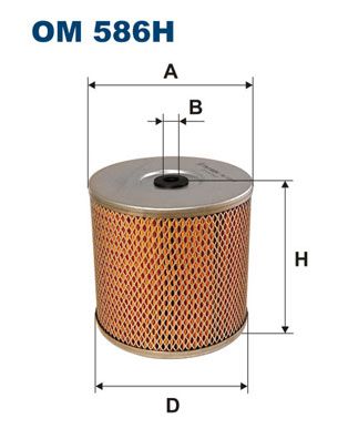 FILTRON Filtrs, Hidropacēlāja sistēma OM 586H