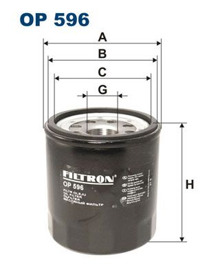 FILTRON Масляный фильтр OP 596