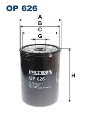 FILTRON Масляный фильтр OP 626