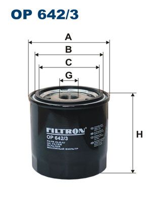 FILTRON Масляный фильтр OP 642/3