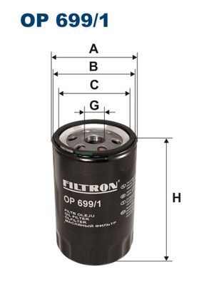 FILTRON Eļļas filtrs OP 699/1