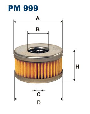 FILTRON Degvielas filtrs PM 999