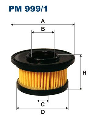 FILTRON Degvielas filtrs PM 999/1